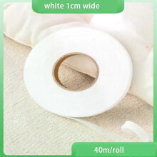 PARK (weiß) 40 m Schwarz Weiß Einseitige Einlage Klebestoff DIY Nähzubehör Verhindern Kleidung
