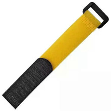 PARK (amarillo) Correa de nailon ajustable con hebilla inversa, 2 cm, gestión de hilos, bridas para