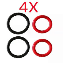 PARK (4X) Gummi-Servolenkungspumpe O-Ring für Honda Accord 1998–2007 Civic 1999–2011 Civic-Gx Lx Dx