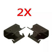 PARK(2X) Cowl Scuttle Panel Koristekiinnikkeet Metallipuristin edessä tuulilasin alapuolella Ford Focus