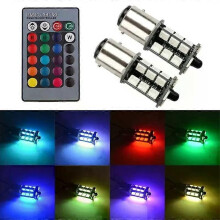 PARK (2 Stück 1157) 2 Stück Auto-Nebelscheinwerfer H8 9005 881 1156 1157 RGB Auto Fahren Laufen Licht