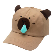 Capybara Baseball Hat for Kids, Adjustable Cute Animal Cap, Comfortable Cosplay Hat for Birthdays and Easter