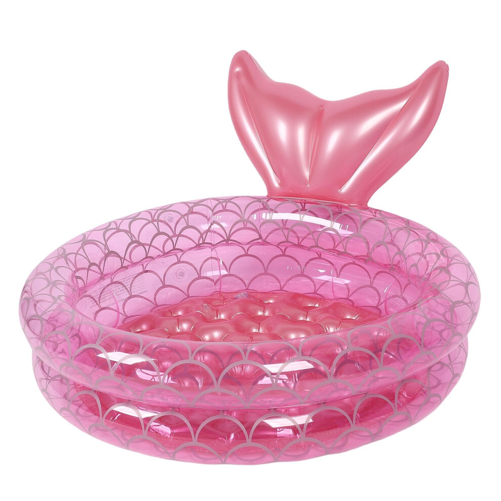 Inflatable Ball Pit Pool 34.3 Inch Wide Thickened PVC Design for Adults Foldable Swimming Fun