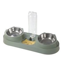 Automatic Pet Water Bowl for Cats and Small Dogs, Anti-Spill Food Dish, Durable Pet Feeding Station, 1.5L Capacity