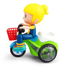 Tricycle Stunt Toy for Kids - Intelligent Creative Design, Random Color, Durable Material, Fun for All Ages