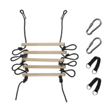 Climbing Rope Ladder Kids Climbing Equipment for Adventures, 3 Meters, Robust Material, Lightweight, Safe Design