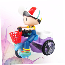 Tricycle Toy for Kids - Creative Stunt Tricycle in Random Colors, Recyclable Material, Ideal for Intelligent Play