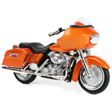 1/18 Motorcycle Model Toy Compatible with Harley Alloy Metal Mini Antique Motorcycle for Adults and Children in Orange