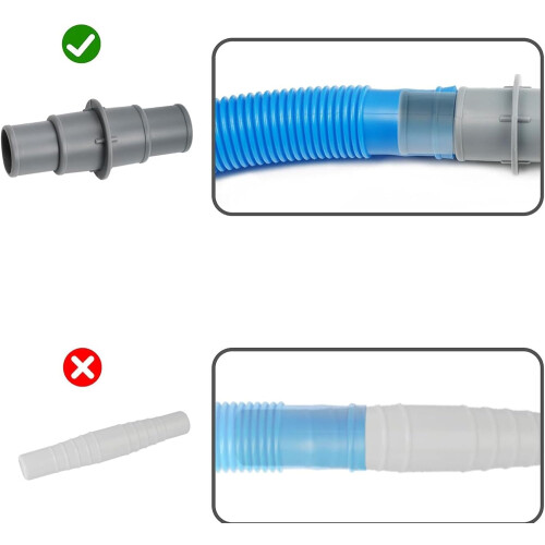 Pool Vacuum Hose Joint Adapter for Easy Pool Maintenance, Compatible with Filter Pump Connections, Durable Design 2