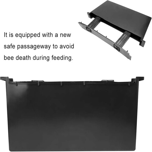 4L Bee Feeder Frame with Secure Placement and Easy Maintenance, Durable Plastic Structure for Beekeeping 2