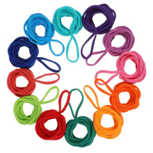 192 Pieces Loom Accessories Set, Elastic Woven Bands for DIY Crafts, Durable Tear-Resistant Colors for Coasters and Pot Holders