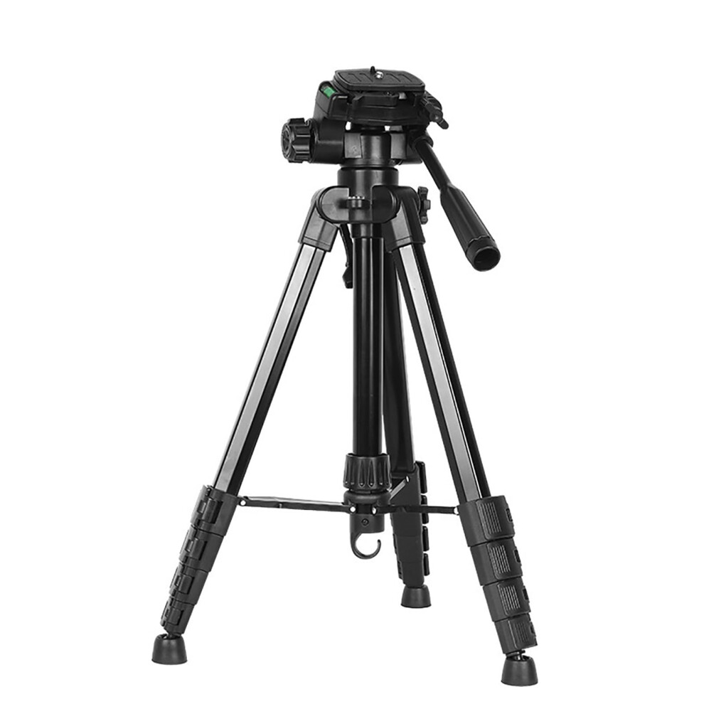 Camera Tripod 5-Section For Studio Photography And Video, Adjustable Height, Compatible With Dslr And Mirrorless Cameras Black 6947110539867