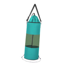Marine Trash Bags for Boats, Reusable Lightweight Mesh Garbage Holder, Blue Navigation Equipment for Marine Use