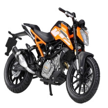 Miniature Engine Vehicle Models 1:18 250 Duke Die Cast Motorcycle Model Display Replica Realistic Simulation Model