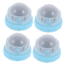 Rotating Catnip Ball Toy Set of 4 for Dental Care, Interactive Play, and Oral Hygiene for Cats and Kittens