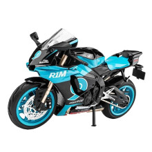 Miniature Motor Vehicle Models 1:12 R1M Racing Motorcycle Alloy Die Cast Replica for Adult Collection