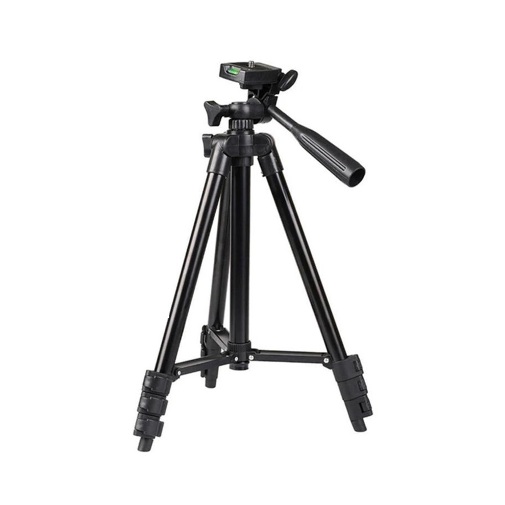 Flexible Camera Travel Tripod - Lightweight Adjustable Height, Compatible With Dslr And Mirrorless Cameras Black 6947110540276
