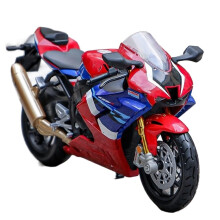 1:12 Scale Diecast Motorcycle Model Red Alloy Racing Bike Toy for Adults