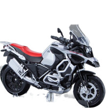 R1250GS Motorcycle Model 1:12 Scale Alloy Simulation with Rear Shock Absorber Red Decorative Ornament