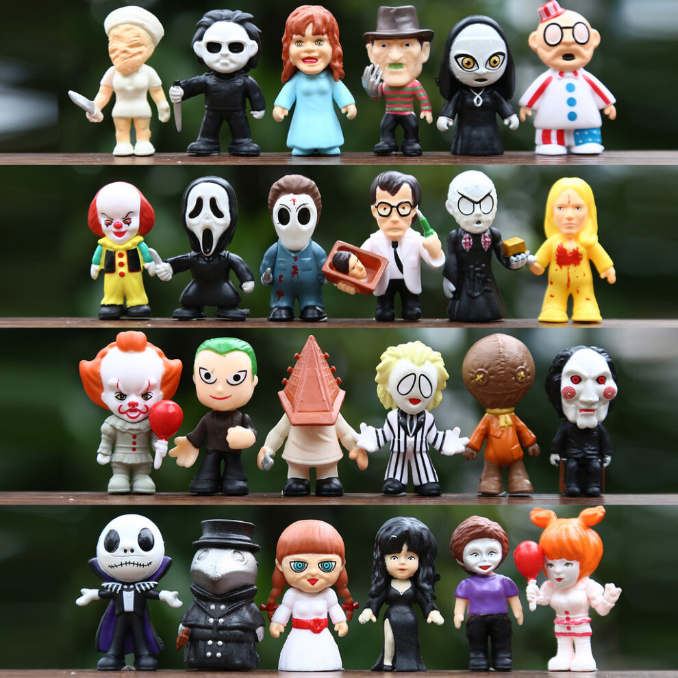 Annabelle The Clown Classic Horror Movie Character Model Ornament Set Desktop