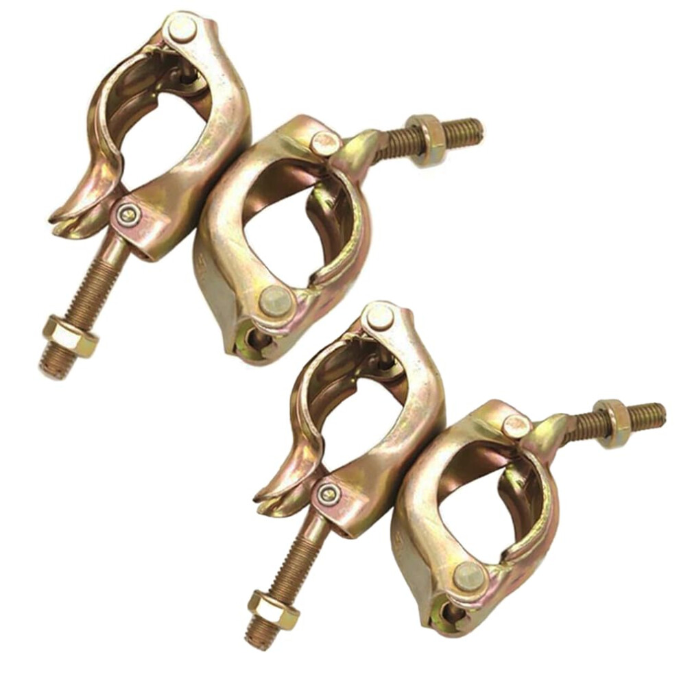 Scaffolding Coupling Clamp, Swiveling Steel Pipe Clamps Connector, Punched Scaffolding Clamps For Anchor Rods, Pack Of 2 6447073051890