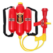 Firefighter Backpack Water Toy Summer Water Gun Outdoor Toy with Tank Sprayer for Pool Parties, Red Color, Ideal for Kids