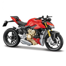 Monster 696 1:18 Scale Die-Cast Alloy Motorcycle Model Super Naked V4 S Collectible Gift Toy