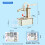 Experiment Children Physics Diy Playset Hand Water Pump For Fun And Learning 4