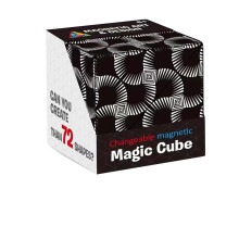 (Style B) Magic Changeable Magnetic Cube 3d Flip Puzzle Toys Ink Ocean Gifts Pattern Kids