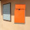 Mailbox Lockable Wall Mounted Comment Dropbox Payment Holder, Orange, Durable Steel Construction, Secure Design, Outdoor Use 2
