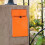 Mailbox Lockable Wall Mounted Comment Dropbox Payment Holder, Orange, Durable Steel Construction, Secure Design, Outdoor Use 4