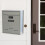 Large Wall Mounted Mailbox with Code Lock Grey Iron Waterproof Design for High Capacity Residential Use 4