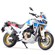 Africa Twin 1:18 Scale Diecast Motorcycle Model Toy, Adventure Static Vehicle Collection, Detailed Hobby Replica