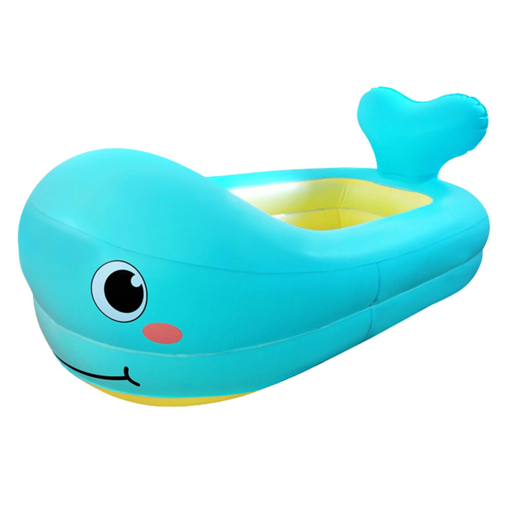 Inflatable Kids Bathtub - Cute Portable Bathtub with Thick Cushion, Leak-Proof, Non-Slip Design for Boys and Girls