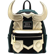 Bolso de Hombro Loki Cosplay Mochila de Cuero PU Estudiante Escuela Regalos de Cumpleaños Niños