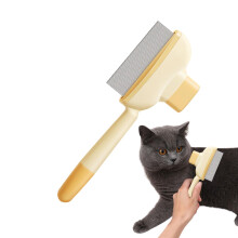 Cat Flea Comb Dog Flea Comb Pet Hair Remover Comb Yellow for Kittens and Puppies Grooming Tools Dematting