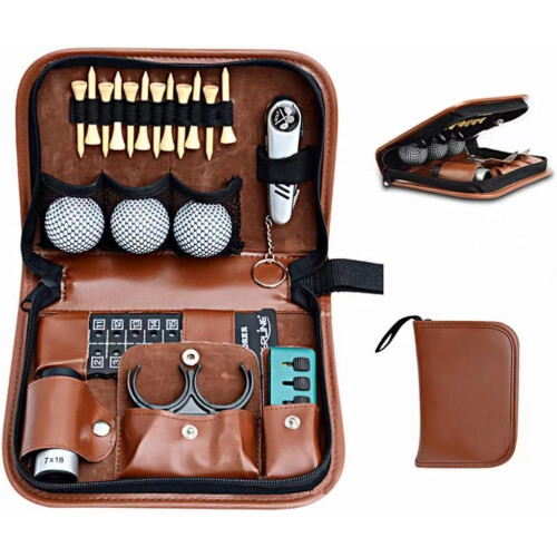 Multipurpose Golf Accessory Bag for Rangefinders, Golf Balls, Tees, Waterproof Material, Durable Design 1