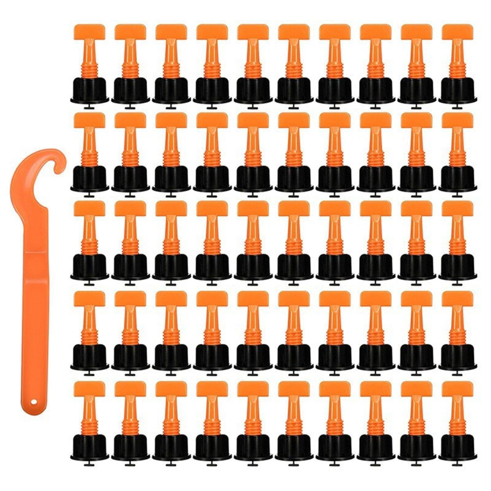 50/151 Piece Reusable Tile Leveling System, Adjustable Spacers, Interchangeable Pins For Tile Installation 6447073055485