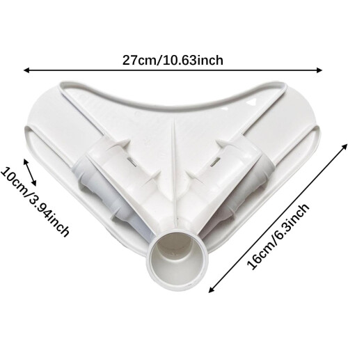 Pool Frame Corner Connection Replacement Part for 12ft Round Above Ground Pools, Durable Plastic, Compatible with Most Models 2