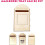 Letter Box Medium Capacity Wooden Mailbox Wall Mounted DIY Modern Design Parcel Box Style A 3