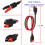 30A Extension Cable for Portable Power Stations, 3.66m Durable Plastic Cable for Solar Generators and Current Devices 5