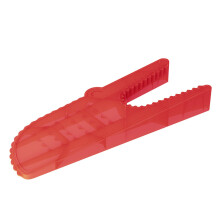 Versatile Trunk Scraper Boot Remover for Kids, Portable Shoe Scraper for Home or Classroom, Color Red