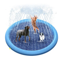 Dog Sprinkler for Outdoors, Large Thick Pad Baby Pool Sprinkler, Pet Water Play Mat for Lawn Beach Garden Activities