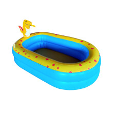 Flagrant Dinosaurier Inflatable Pool with Wild Sprinkler for Kids | Outdoor Water Play for Boys and Girls, Garden Fun Pool