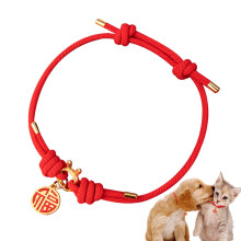 Cat Collar Pendant, Festive Dog Collar, Decorative Pet Necklace, Quick Release Design, Size 22-42 cm, Holiday Apparel