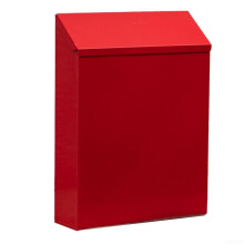 Wandbriefkasten Rustikal Rot, Abschließbarer Wandbriefkasten Dekorativ mit 2 Schlüsseln für Zuhause und Büro Außeneinsatz