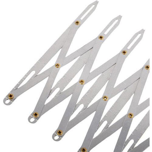 Multi-Purpose Sewing Tool Expandable Sewing Linear Guide Buttonhole Locator for Seamless Button Arrangement 1