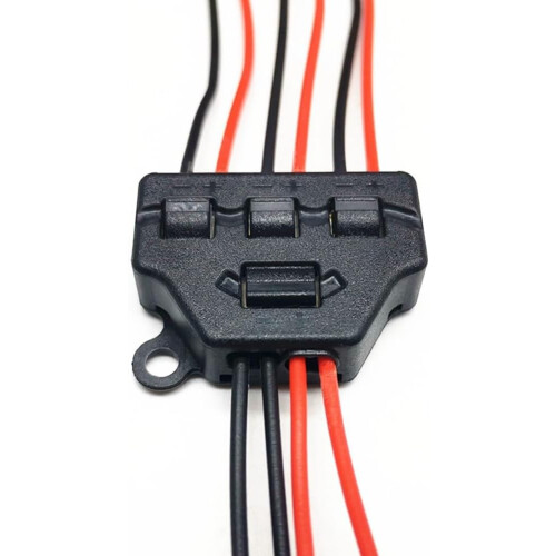 6-Port Fast Distributor with LED Lighting for Model Railway System, Railway Accessory, Compatible with Standard Models 2