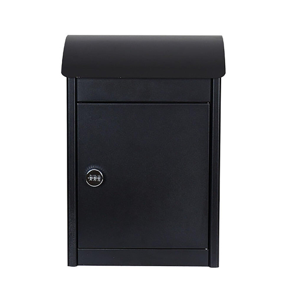 Wall-Mounted Letterbox Weatherproof Lockable Postbox With Key And Combination Lock For Outdoor Use Durable Security Cabinet 6947110546223