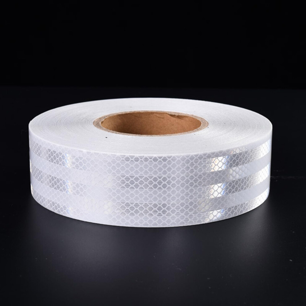 Reflective Tape 10M X 5Cm White Self-Adhesive High Intensity For Vehicles Cars Trailers Outdoor Use 6038364683083